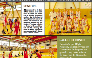 1er Tournoi Seniors du Bellerive BC : CUSSET L'EMPORTE !