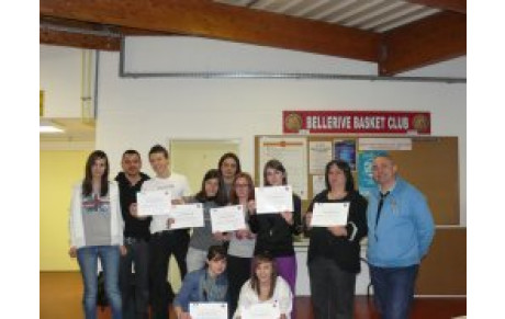 Les licenciés du BBC se forment au secourisme