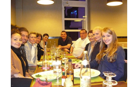 Le repas d'au-revoir des cadres sportifs franco-allemands au &quot;Bistrot d'Auguste&quot;