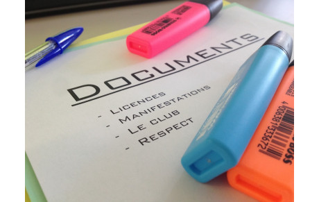 Les documents de licence sont arrivés